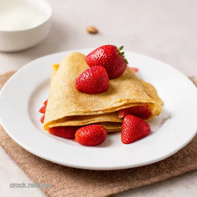 Strawberry Crepes Recipe Strawberry Fields Forever
