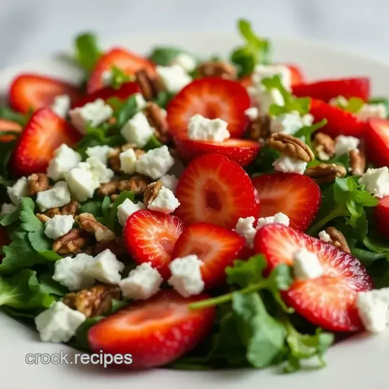 Strawberry Fields Forever Salad with Balsamic Glaze