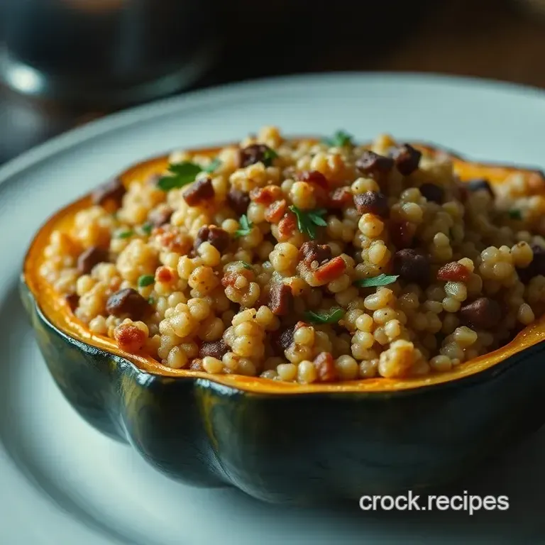 Stuffed Cousa Squash with Quinoa & Spices: A Flavorful Feast