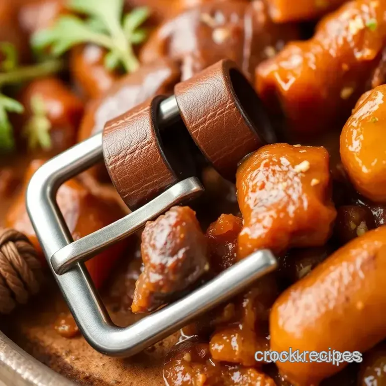 Stylish Croc-Infused Brown Belt: a Fashion Must-Have Recipe presentation