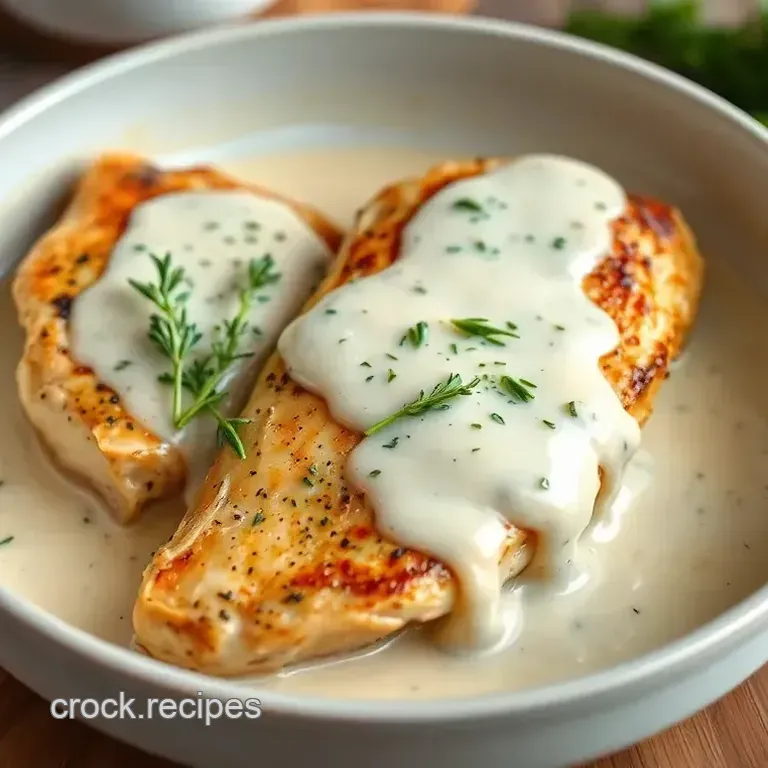 Pan-Seared Chicken with Creamy Tarragon Sauce