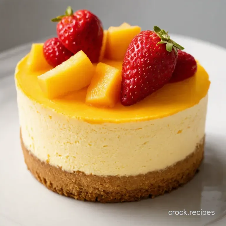Summer Garden Fruit Salad Cheesecake