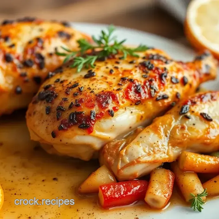 Citrus Herb Roasted Chicken with Colorful Veggies