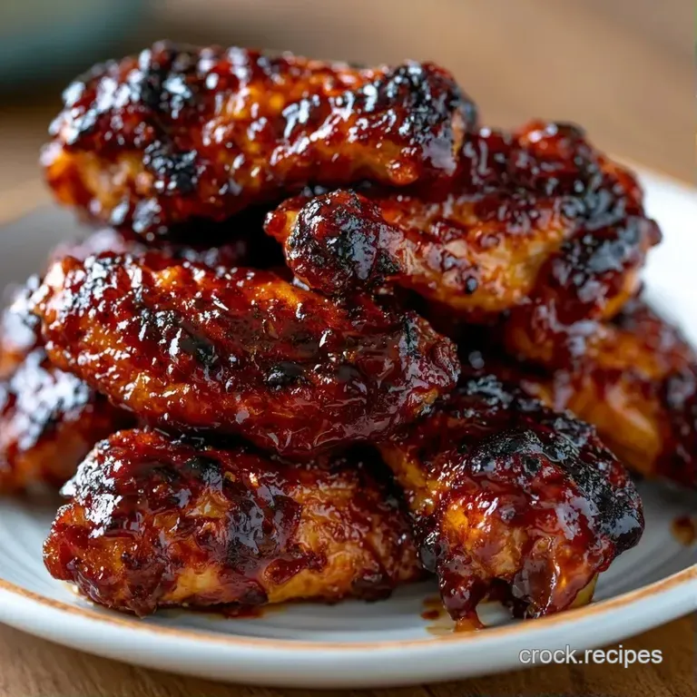 Glazed chicken wings piled high on a slate board with crisp celery sticks and a side of creamy blue cheese dip.