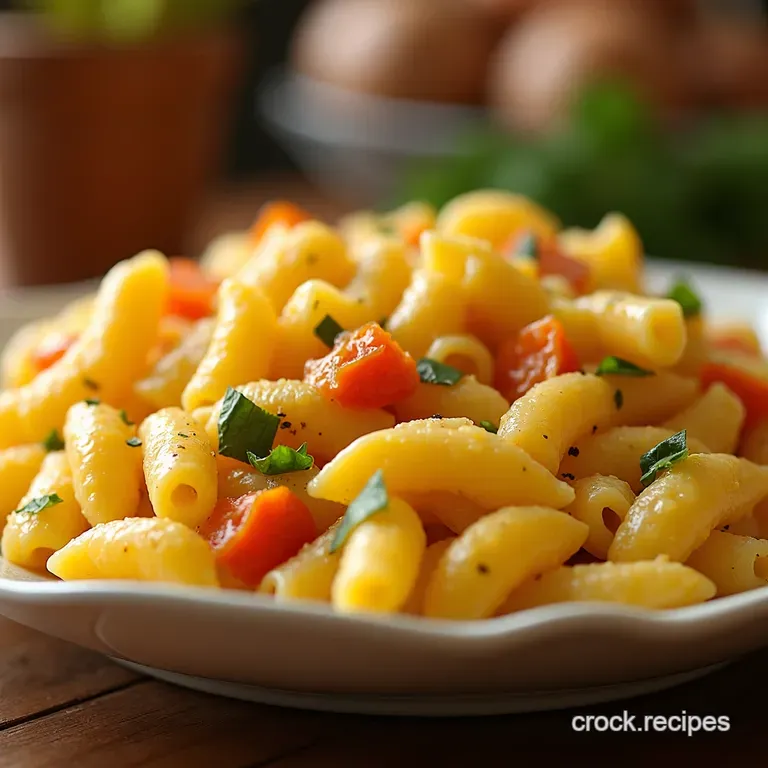 Sunshine Cheddar Pasta Salad presentation