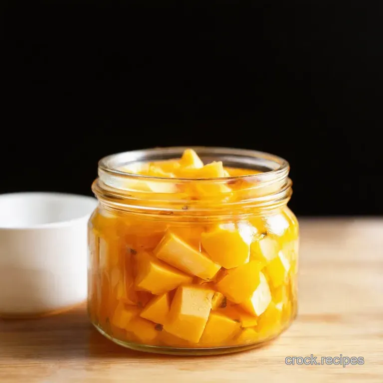 Sunshine in a Jar Easy Marinated Cheese Appetizer presentation