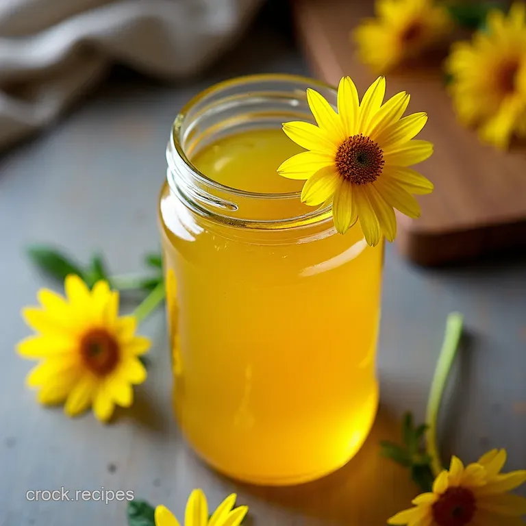 Sunshine in a Jar Homemade Dandelion Syrup
