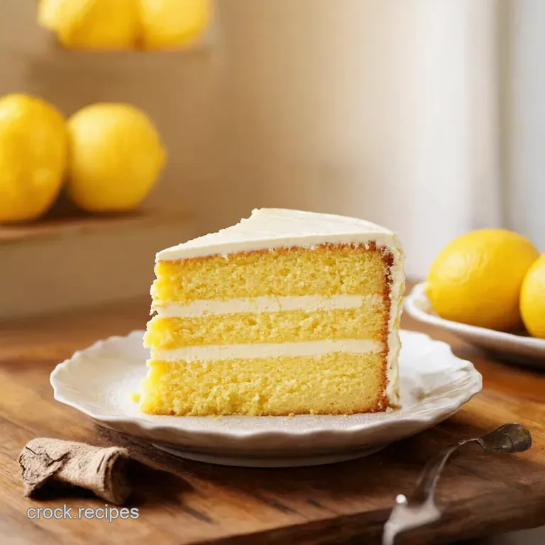 Sunshine Layer Cake a Limoncello Mascarpone Dream presentation