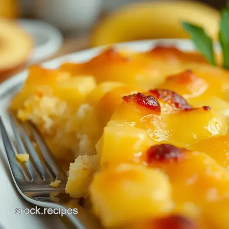 Sunshine Pineapple Casserole