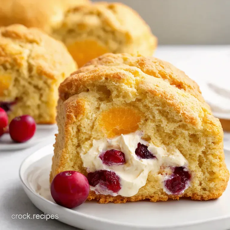 Sunshine Scones Cranberry Orange Bliss