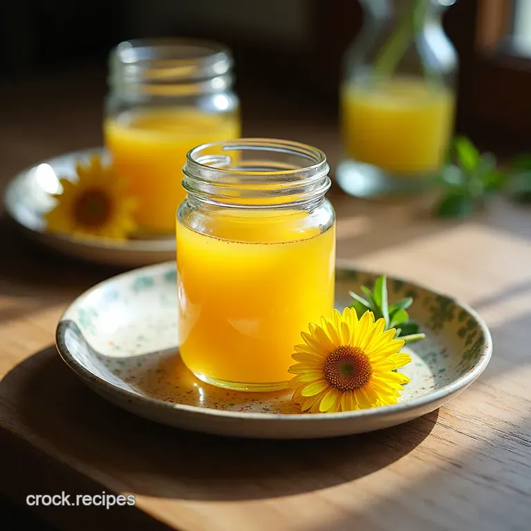 Sunshine Syrup Homemade Dandelion Nectar