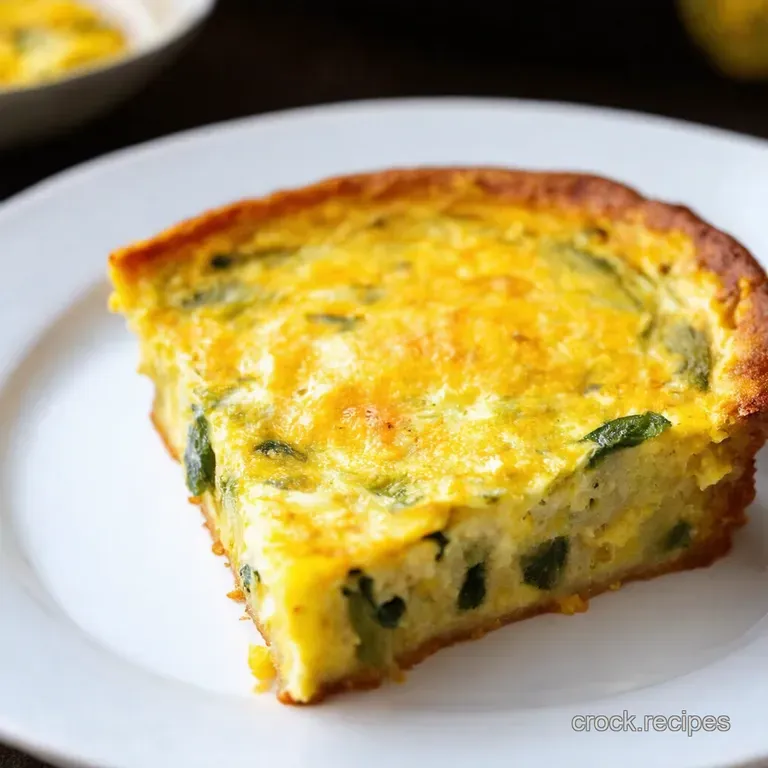 Sunshine Veggie Egg White Frittata presentation