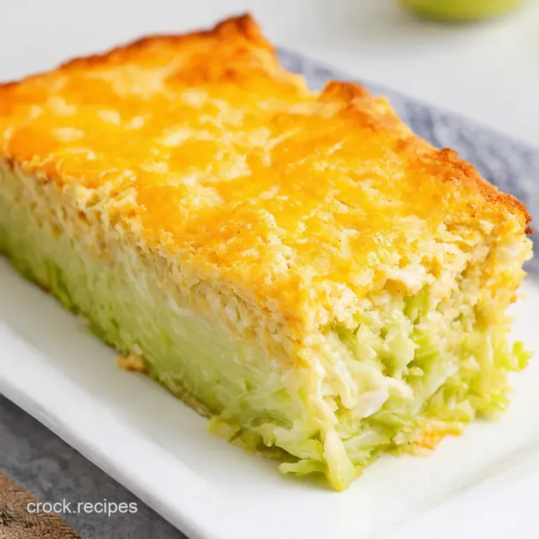 Sweet and Savory Cabbage and Apple Bake