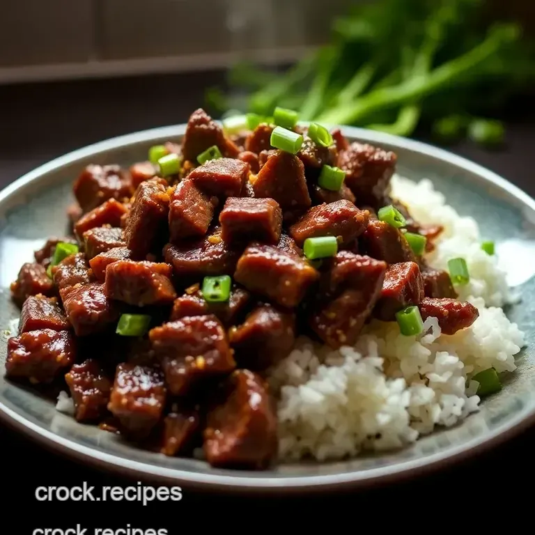 Sweet and Savory Korean Beef Bulgogi presentation