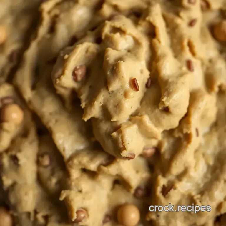 Sweet & Nutty Chickpea Cookie Dough presentation