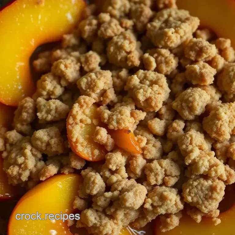 Easy Sweet Summer Peach Crumble Recipe: A Family Favorite