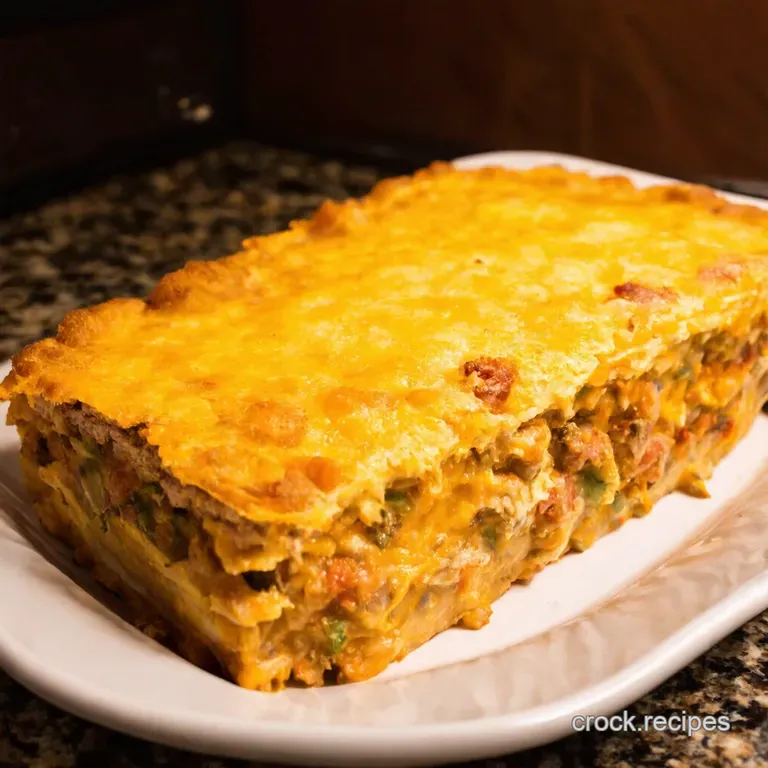 Taco Fiesta Bake A TortillaLayered Delight presentation