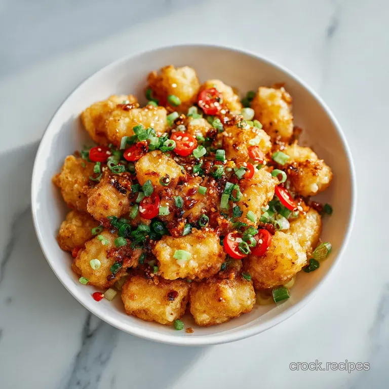 Taco Tater Tot Casserole: Crispy and Beefy