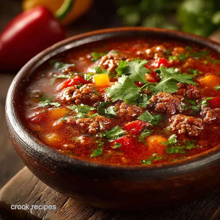 Taco Tuesday Any Day the Ultimate Ground Beef Taco Soup presentation