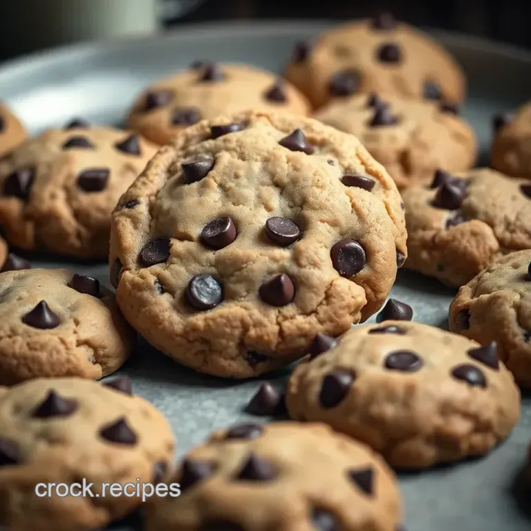 Tahini Chocolate Chip Cookies presentation