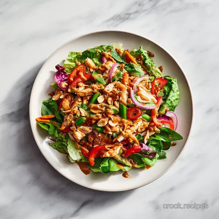 Thai Chicken Salad Peanut Dressing Recipe