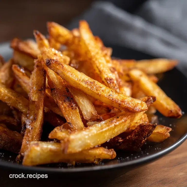 The Absolutely Best Air Fryer Fries Crispy Fluffy Perfection presentation