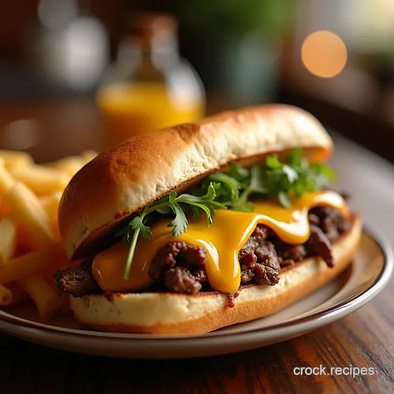 The Authentic Philly Cheesesteak from My Kitchen to South Street presentation