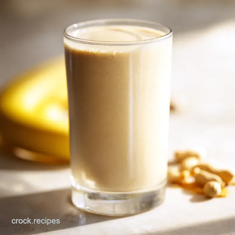 The Elvis Shake A KingSized Banana Peanut Butter Smoothie