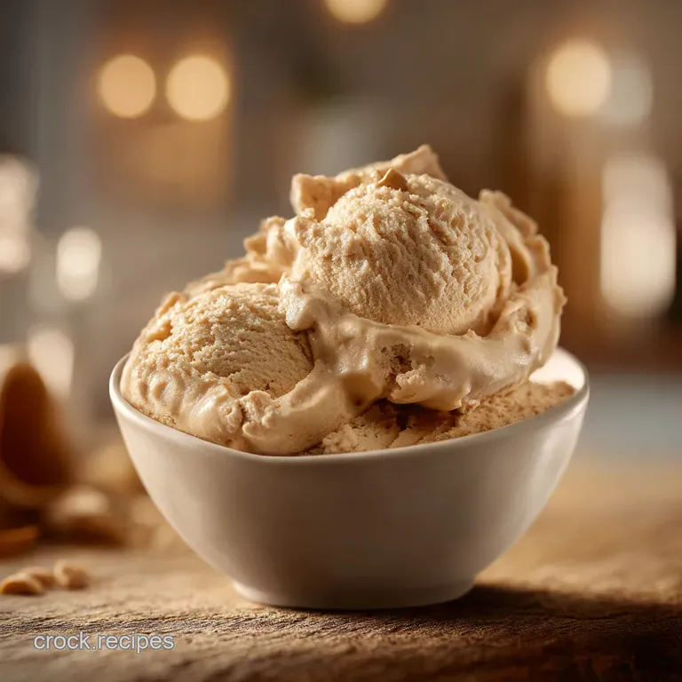 The Gains Cream: Peanut Butter Protein Ice Cream presentation