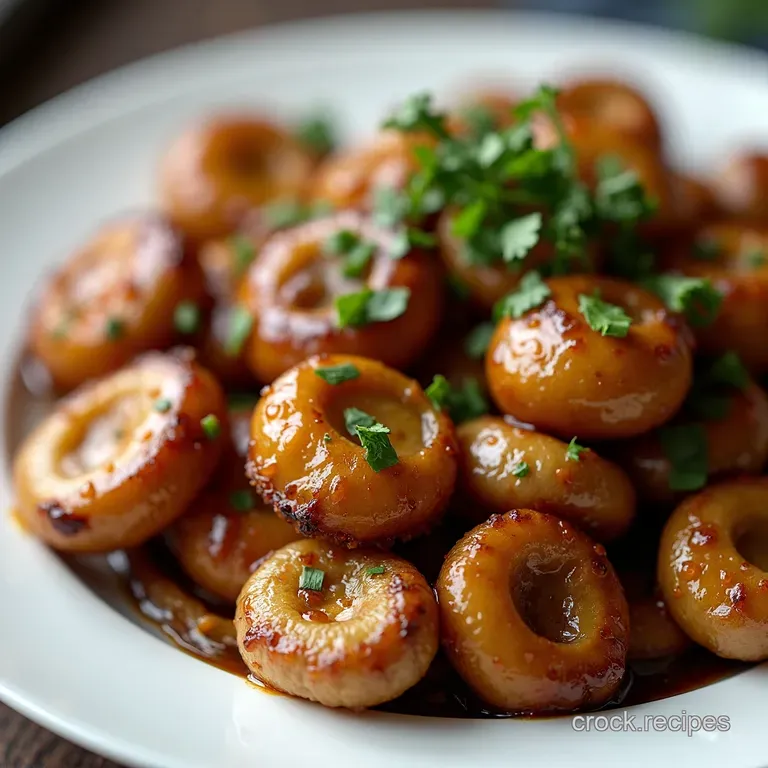 The Golden Duo Air Fryer Mushrooms and Onions with Balsamic Glaze