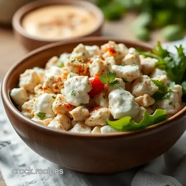 Creamy Yogurt Spiced Chicken Salad