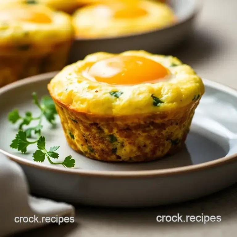 The Perfect Portable Egg Muffins: Make-Ahead Breakfast Bliss! presentation