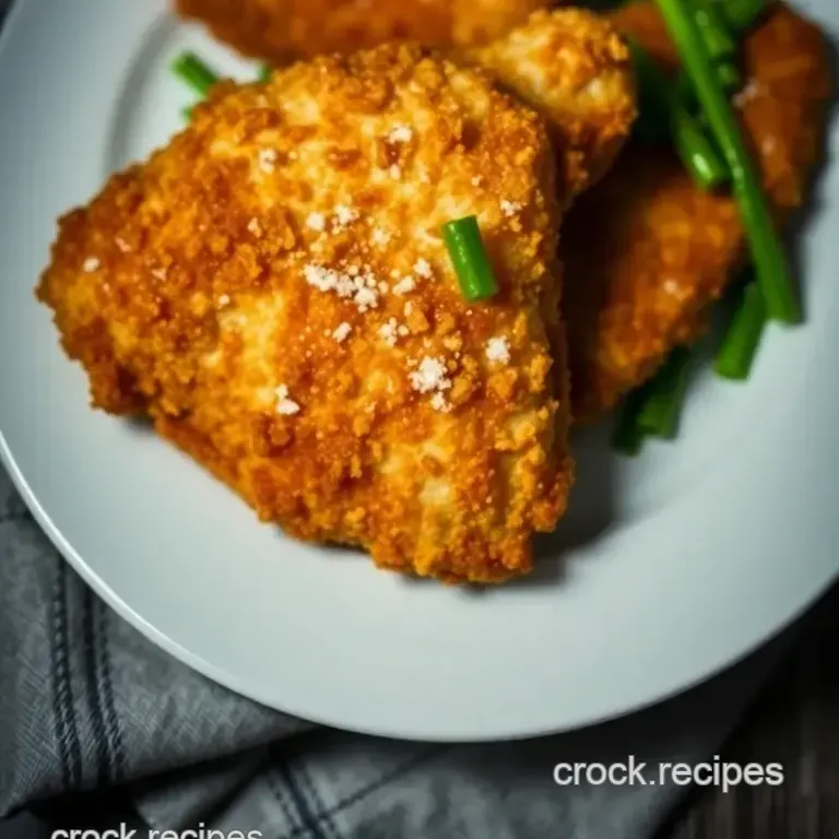 The Quick & Crispy Air Fryer Chicken Breast presentation