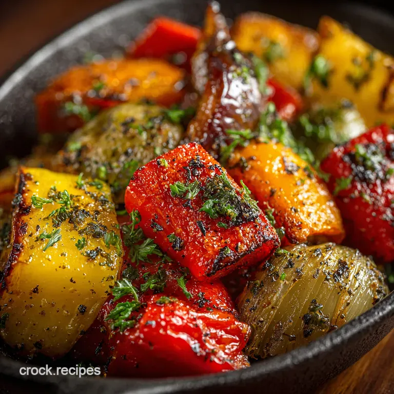 The Sevenstar Mediterranean Roasted Vegetable Fiesta presentation