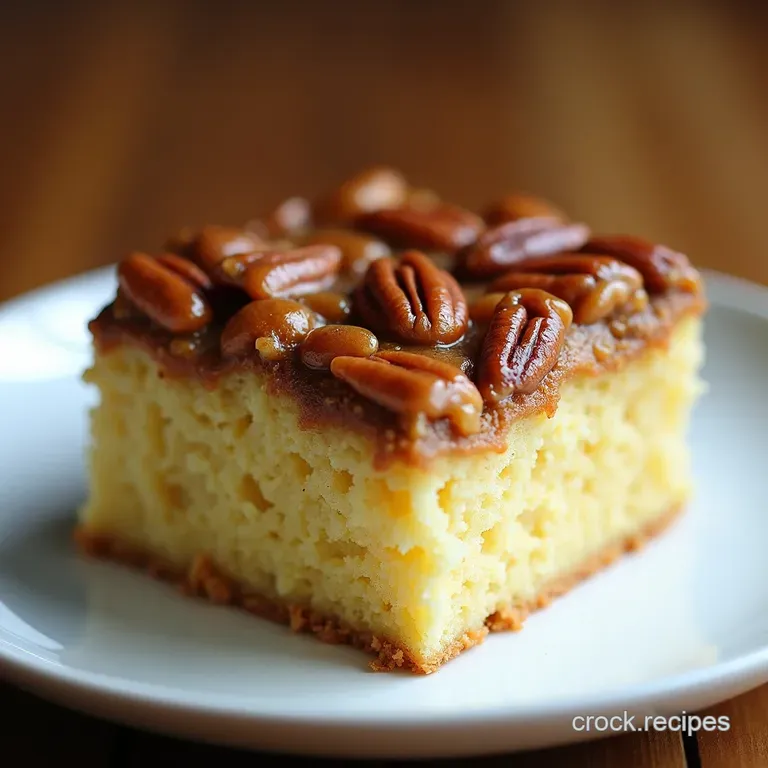 The Ultimate Butter Pecan Praline Poke Cake Recipe