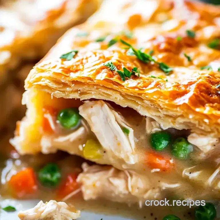 The Ultimate Chicken Pot Pie presentation