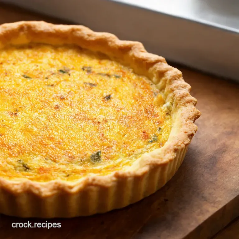 The Ultimate Flaky Quiche Crust No Soggy Bottoms presentation