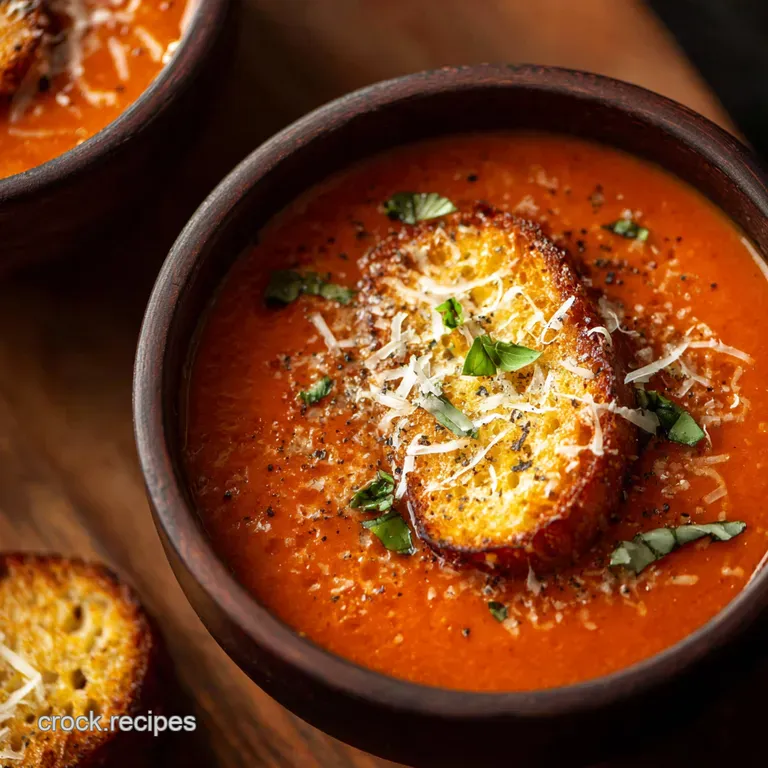 The Ultimate Comfort Creamy Tomato Basil Parmesan Soup 7 Recipe