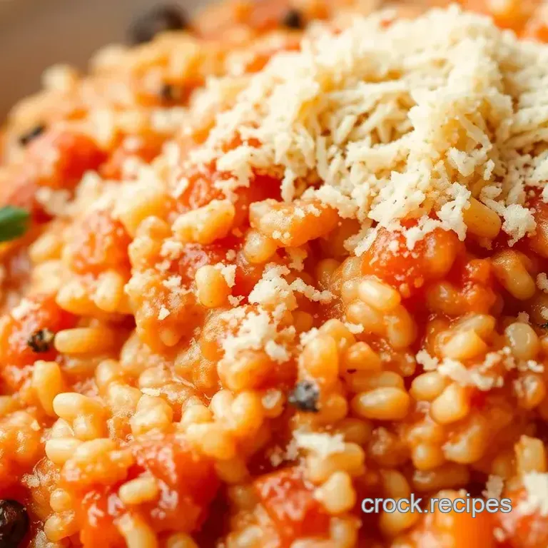 Tomato & Anchovy Risotto