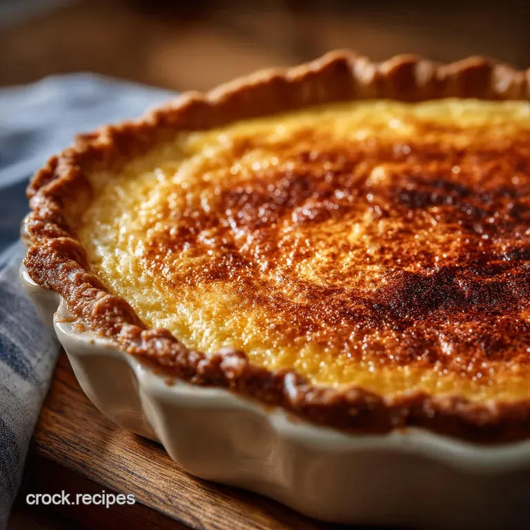 Amish Buttermilk Pie The Golden Custard Dream