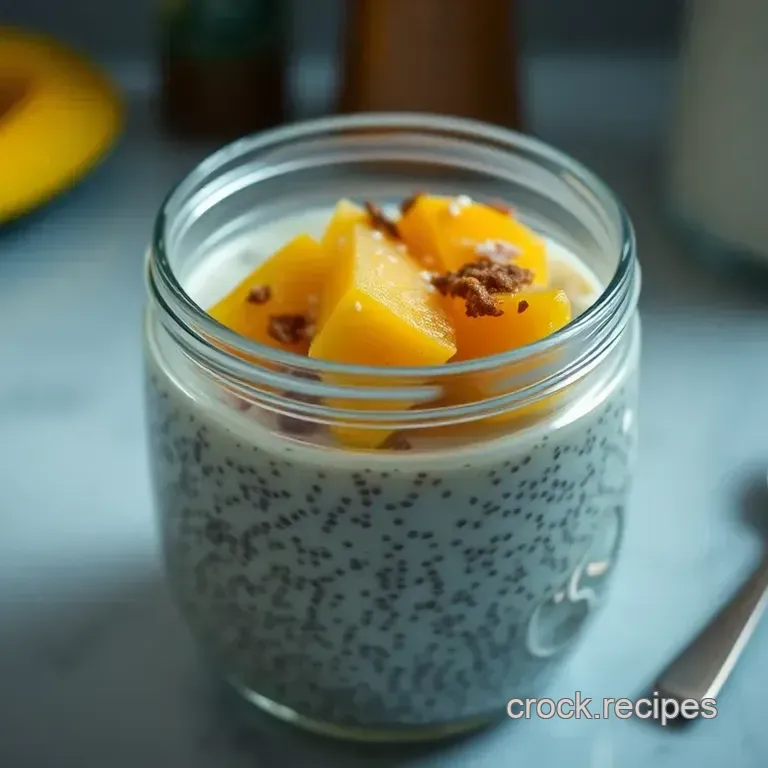 Tropical Coconut Chia Pudding: Sunshine in a Jar
