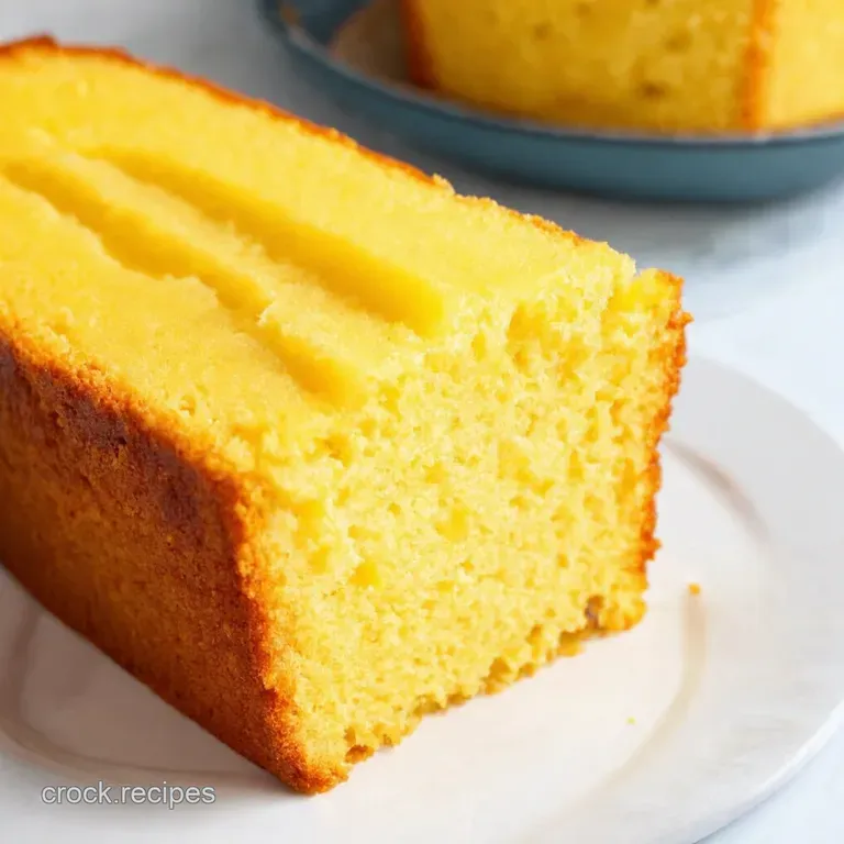 Tropical Paradise Pound Cake Pineapple Cream Cheese Delight presentation