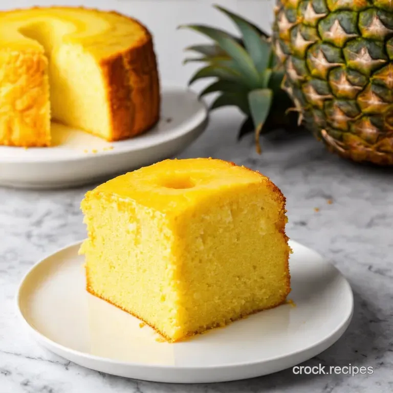 Tropical Paradise Pound Cake Pineapple Cream Cheese Delight