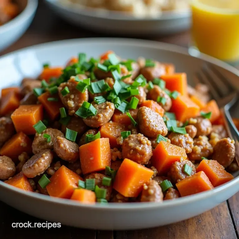 The Autumn Comfort Skillet Speedy Ground Turkey Sweet Potato Hash