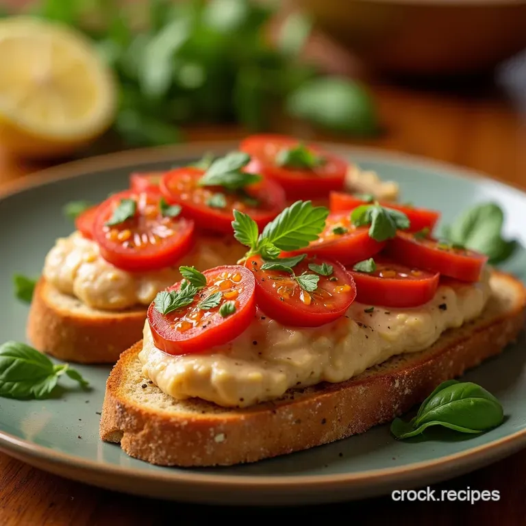 SunKissed Speedy TwoMinute Tuscan Tuna Melts on Toast presentation