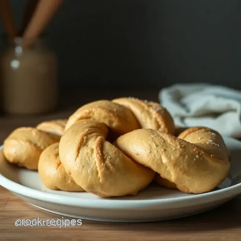 Twisted Rye Knots: Savory Bread with a Twist presentation