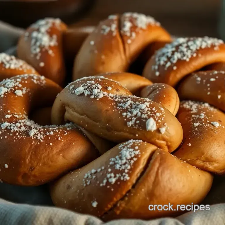 Twisted Rye Knots: Savory Bread with a Twist