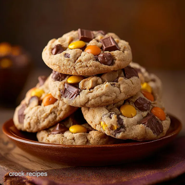 Reeses Pieces Cookies: the Ultimate Soft Chewy Peanut Butter Delight presentation