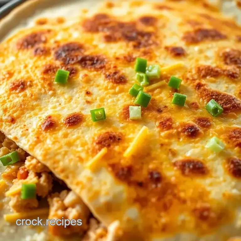 Ultimate Chicken Quesadilla: a Cheesy Delight with a Kick! presentation