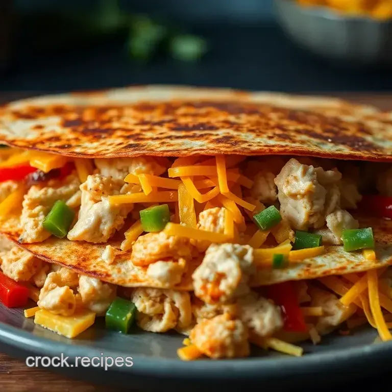 Ultimate Chicken Quesadilla: A Cheesy Delight with a Kick!